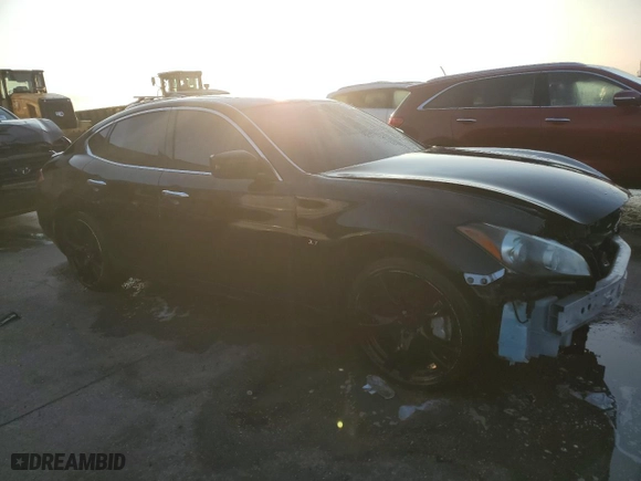 2011 Infiniti M37 with VIN JN1BY1AP8BM325951, listed as a Copart auction lot 72187754 with 159,673 mi miles and Salvage Title. Bid and sale history available at carsss.com. Image 4.