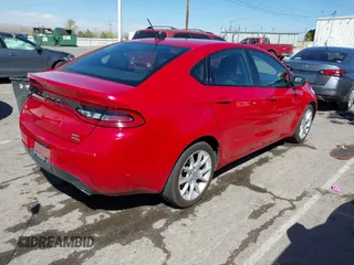 2013 Dodge Dart Rallye with VIN 1C3CDFBHXDD123590, listed as a IAAI auction lot 41892001 with 135,845 mi miles. Bid and sale history available at carsss.com. Image 4.