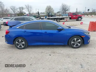2020 Honda Civic LX with VIN 2HGFC2F69LH550744, listed as a IAAI auction lot 42079594 with 34,724 mi miles and . Bid and sale history available at DreamBid. Image 13.