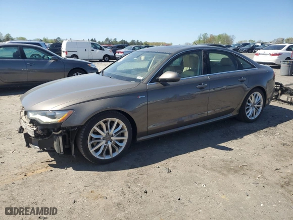 2012 Audi A6 3.0T Prestige with VIN WAUHGAFCXCN138140, listed as a Copart auction lot 53477255 with 189,218 mi miles and Clean Title. Bid and sale history available at carsss.com. Image 1.