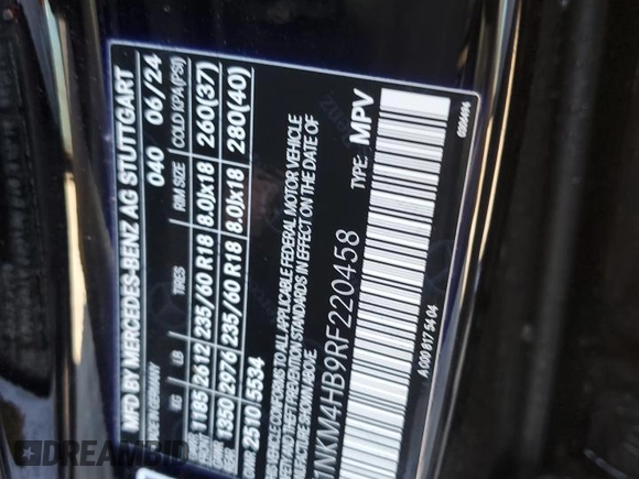 2024 Mercedes-Benz GLC 300 z VIN W1NKM4HB9RF220458, wystawiony jako Copart lot #50275635 z przebiegiem 4 153 mil mil oraz Szkoda całkowita • Salvage title. Historia ofert i sprzedaży dostępna na DreamBid. Obrazek 13.