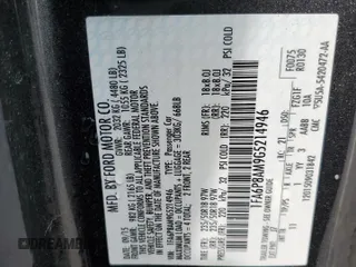 2016 Ford Mustang V6 с VIN 1FA6P8AM9G5214946, выставлен на аукционе Copart как лот 55877915 с пробегом 146 936 миль миль и Списание • Salvage title. История ставок и продаж доступна на DreamBid. Изображение 12.