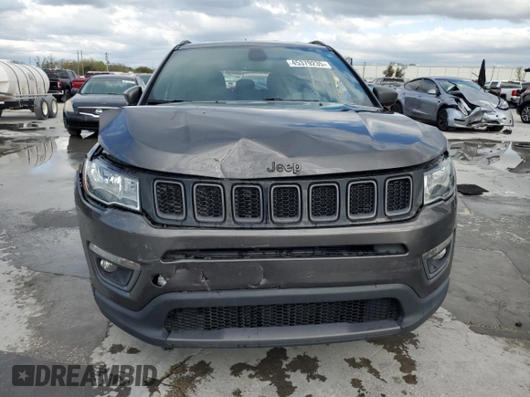 2021 Jeep Compass 80th Anniversary with VIN 3C4NJCEB9MT563622, listed as a Copart auction lot 45379235 with 45,790 mi miles and Non Repairable. Bid and sale history available at carsss.com. Image 5.