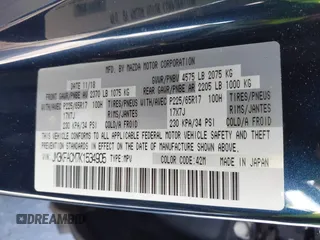 2019 Mazda CX-5 Touring with VIN JM3KFACM7K1534905, listed as a IAAI auction lot 41945607 with 56,014 mi miles. Bid and sale history available at carsss.com. Image 9.