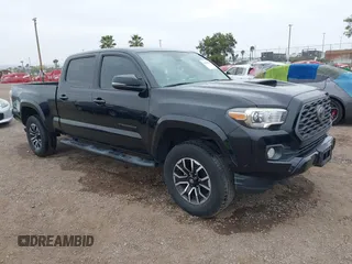 2020 Toyota Tacoma SR5 with VIN 3TMBZ5DN8LM023920, listed as a IAAI auction lot 42015118 with 46,137 mi miles and . Bid and sale history available at DreamBid. Image 1.