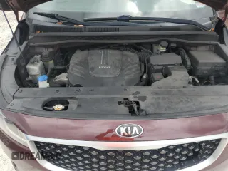 2016 Kia Sedona LX with VIN KNDMB5C1XG6128783, listed as a Copart auction lot 52823525 with 115,211 mi miles and Clean Title. Bid and sale history available at carsss.com. Image 12.