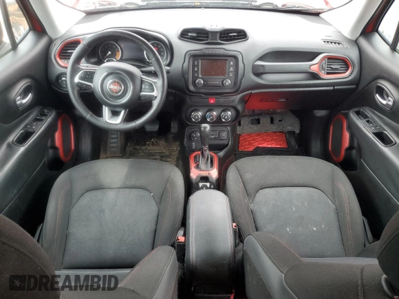 2015 Jeep Renegade Trailhawk with VIN ZACCJBCT0FPB69827, listed as a Copart auction lot 63643985 with 94,841 mi miles and Clean title. Bid and sale history available at DreamBid. Image 8.