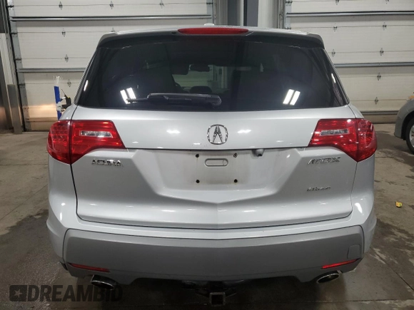 2008 Acura MDX Tech Pkg with VIN 2HNYD28368H511327, listed as a Copart auction lot 49407205 with 207,658 mi miles and Salvage Title. Bid and sale history available at carsss.com. Image 6.