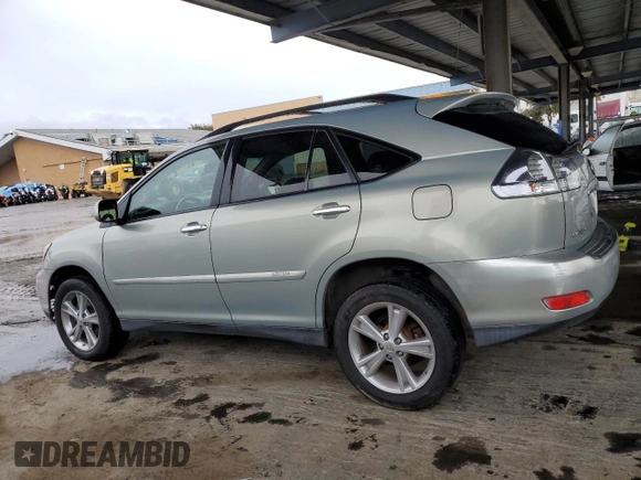 2008 Lexus RX 400h with VIN JTJGW31U582006809, listed as a Copart auction lot 48992435 with 145,563 mi miles and Salvage Title. Bid and sale history available at DreamBid. Image 2.