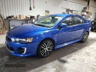 2017 Mitsubishi Lancer ES with VIN JA32V2FW1HU000514, listed as a Copart auction lot 82189384 with 111,642 mi miles and Salvage Title. Bid and sale history available at carsss.com. Image 1.