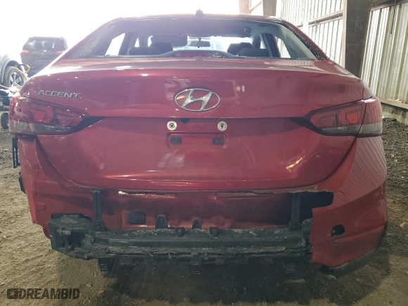 2022 Hyundai Accent SE with VIN 3KPC24A63NE180414, listed as a Copart auction lot 42255385 with 14,254 mi miles and Salvage Title. Bid and sale history available at carsss.com. Image 6.