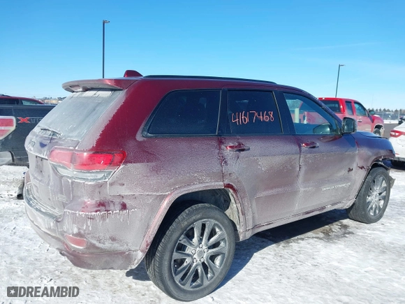 2019 Jeep Grand Cherokee Laredo E with VIN 1C4RJFAG1KC802450, listed as a IAAI auction lot 41617468 with 95,318 mi miles. Bid and sale history available at carsss.com. Image 4.