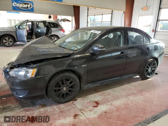 2015 Mitsubishi Lancer ES with VIN JA32U2FU1FU007834, listed as a Copart auction lot 77400734 with Not Provided miles and Salvage Title. Bid and sale history available at carsss.com. Image 1.