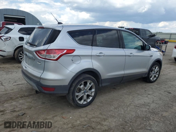 2013 Ford Escape SEL with VIN 1FMCU9HX1DUB15143, listed as a Copart auction lot 56237095 with 127,017 mi miles and Salvage title. Bid and sale history available at DreamBid. Image 3.