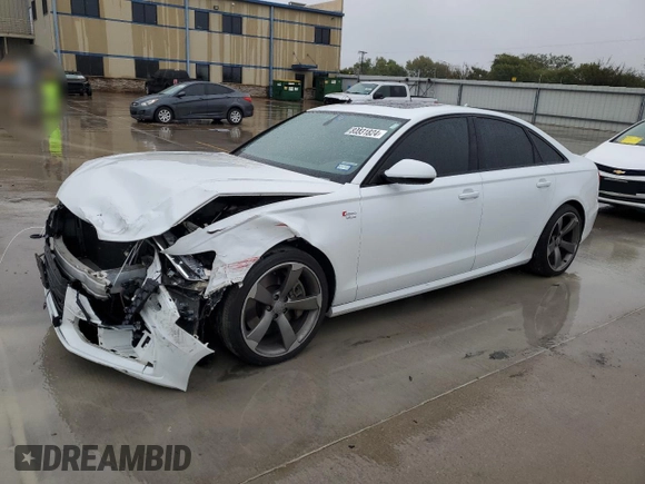 2014 Audi A6 3.0T Prestige with VIN WAUHGAFC9EN113121, listed as a Copart auction lot 80031824 with 106,026 mi miles and Salvage Title. Bid and sale history available at carsss.com. Image 1.