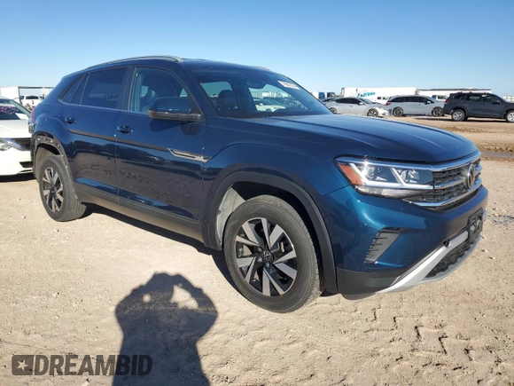 2020 Volkswagen Atlas SE with VIN 1V23C2CA9LC201305, listed as a Copart auction lot 78867374 with 53,654 mi miles and Salvage title. Bid and sale history available at DreamBid. Image 4.