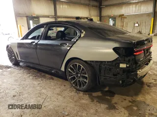 2020 BMW 7 Series 740i with VIN WBA7T2C04LGL17530, listed as a Copart auction lot 62039783 with 47,958 mi miles. Bid and sale history available at carsss.com. Image 2.