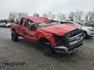 2011 Ford F-350 XL with VIN 1FT8W3BT1BEB74174, listed as a Copart auction lot 44437685 with Not Provided miles and Salvage Title. Bid and sale history available at DreamBid. Image 4.