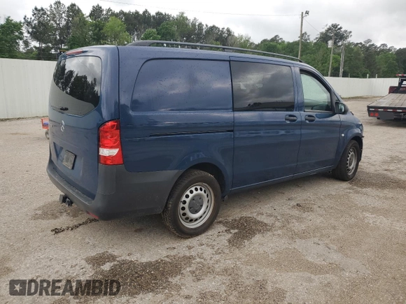 2017 Mercedes-Benz Metris Cargo with VIN WD3PG2EA2H3334686, listed as a Copart auction lot 52012805 with Not provided miles and Salvage title. Bid and sale history available at DreamBid. Image 3.