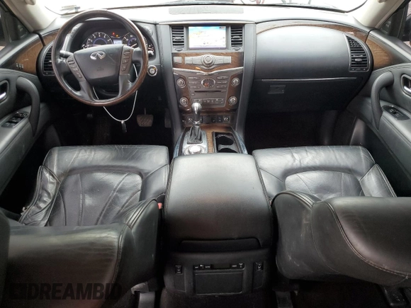2012 Infiniti QX56 8-passenger z VIN JN8AZ2NC8C9315450, wystawiony jako Copart lot #55619485 z przebiegiem 254 525 mil mil oraz Czysty tytuł • Clean title. Historia ofert i sprzedaży dostępna na DreamBid. Obrazek 8.