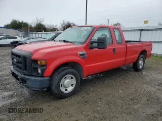 2008 Ford F-250 XL with VIN 1FTSX20598EC36883, listed as a Copart auction lot 84972604 with 209,103 mi miles and Clean title. Bid and sale history available at DreamBid. Image 1.
