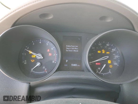 2020 Toyota C-HR LE with VIN JTNKHMBX3L1074624, listed as a Copart auction lot 52639455 with 55,483 mi miles and Salvage Title. Bid and sale history available at DreamBid. Image 9.