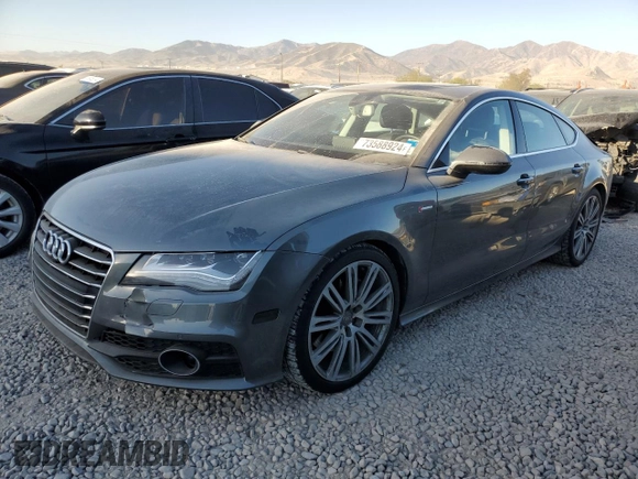 2014 Audi A7 Prestige with VIN WAU2GAFC3EN054198, listed as a Copart auction lot 73588924 with 99,048 mi miles and Salvage title. Bid and sale history available at DreamBid. Image 1.