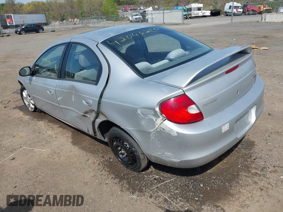 2002 Dodge Neon SXT with VIN 1B3ES56C02D591393, listed as a IAAI auction lot 42046266 with 81,783 mi miles. Bid and sale history available at carsss.com. Image 3.
