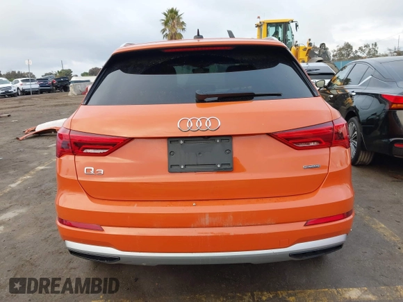 2021 Audi Q3 Premium with VIN WA1AUCF30M1137042, listed as a IAAI auction lot 41502456 with 61,742 mi miles and . Bid and sale history available at DreamBid. Image 17.