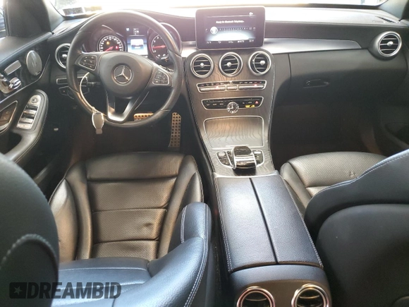 2016 Mercedes-Benz C 300 Luxury with VIN 55SWF4KBXGU151906, listed as a Copart auction lot 55045005 with 69,664 mi miles and Salvage Title. Bid and sale history available at carsss.com. Image 8.