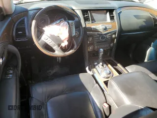 2017 Infiniti QX80 with VIN JN8AZ2NE2H9156143, listed as a Copart auction lot 42945985 with 157,392 mi miles and Salvage Title. Bid and sale history available at DreamBid. Image 8.