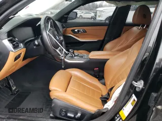 2020 BMW 3 Series M340i xDrive with VIN WBA5U9C01LFH10388, listed as a Copart auction lot 43250155 with Not Provided miles and Salvage Title. Bid and sale history available at DreamBid. Image 7.