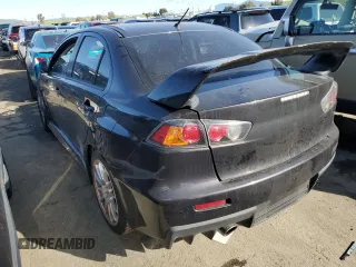2012 Mitsubishi Lancer Evolution GSR with VIN JA32W8FV8CU016063, listed as a Copart auction lot 46044764 with 0 mi miles and Non Repairable. Bid and sale history available at carsss.com. Image 2.