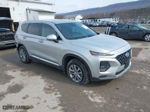 2020 Hyundai Santa Fe SE with VIN 5NMS2CAD6LH168588, listed as a IAAI auction lot 41643427 with 50,446 mi miles. Bid and sale history available at carsss.com. Image 1.