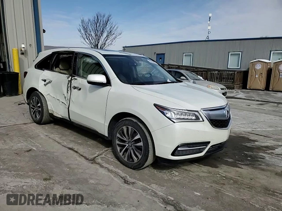 2015 Acura MDX Technology z VIN 5FRYD4H61FB028342, wystawiony jako Copart lot #46256965 z przebiegiem 130 080 mil mil oraz Szkoda całkowita • Salvage title. Historia ofert i sprzedaży dostępna na DreamBid. Obrazek 11.