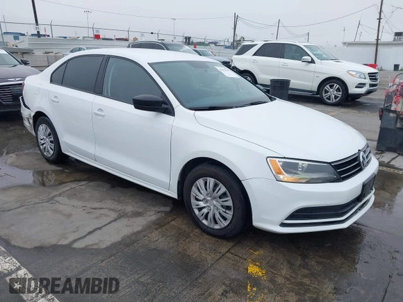 2016 Volkswagen Jetta Sedan 1.4T S w/Technology with VIN 3VW267AJ6GM237619, listed as a IAAI auction lot 41878297 with 124,887 mi miles. Bid and sale history available at carsss.com. Image 1.