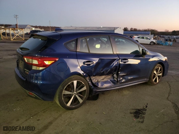 2017 Subaru Impreza Sport with VIN 4S3GTAK68H1714493, listed as a Copart auction lot 80633344 with 124,576 mi miles and Salvage Title. Bid and sale history available at carsss.com. Image 3.