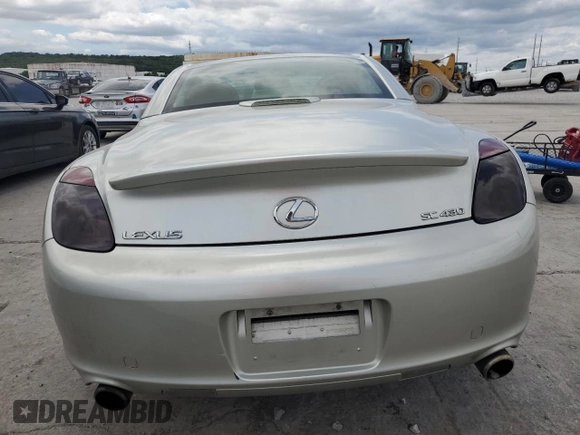 2002 Lexus SC 430 с VIN JTHFN48Y220033354, выставлен на аукционе Copart как лот 57753905 с пробегом 179 099 миль миль и Списание • Salvage title. История ставок и продаж доступна на DreamBid. Изображение 6.