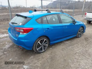 2023 Subaru Impreza Sport with VIN 4S3GTAM68P3721282, listed as a IAAI auction lot 41567014 with 39,700 mi miles. Bid and sale history available at carsss.com. Image 4.