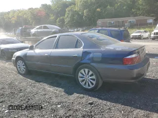 2003 Acura TL with VIN 19UUA56673A058419, listed as a Copart auction lot 76680224 with 98,957 mi miles and Salvage Title. Bid and sale history available at carsss.com. Image 2.