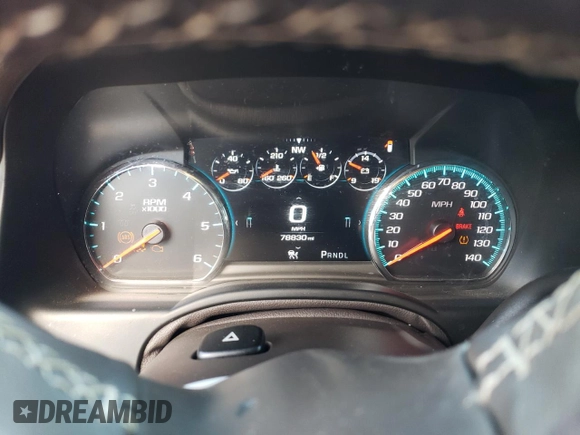 2019 Chevrolet Suburban LT with VIN 1GNSCJKCXKR120066, listed as a Copart auction lot 46189725 with 78,830 mi miles and Salvage Title. Bid and sale history available at carsss.com. Image 9.