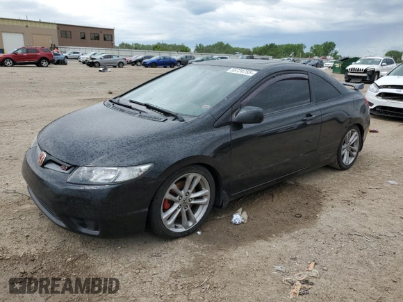 2007 Honda Civic Si with VIN 2HGFG21577H705283, listed as a Copart auction lot 55724755 with 150,456 mi miles and Clean Title. Bid and sale history available at DreamBid. Image 1.