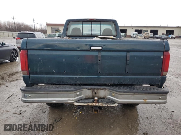 1997 Ford F-350 with VIN 1FTHF36G8VEB56577, listed as a Copart auction lot 84106284 with 126,868 mi miles and Salvage title. Bid and sale history available at DreamBid. Image 6.