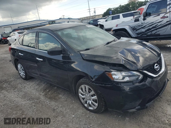 2017 Nissan Sentra S with VIN 3N1AB7AP6HY225840, listed as a Copart auction lot 60329495 with 80,529 mi miles and Salvage title. Bid and sale history available at DreamBid. Image 4.