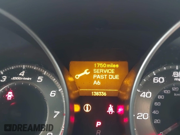 2013 Acura MDX Tech Pkg with VIN 2HNYD2H38DH500999, listed as a IAAI auction lot 40937213 with 138,336 mi miles. Bid and sale history available at carsss.com. Image 7.