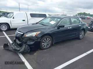 2011 Honda Accord EX-L with VIN 1HGCP3F82BA013273, listed as a IAAI auction lot 42158147 with 165,758 mi miles and . Bid and sale history available at DreamBid. Image 2.