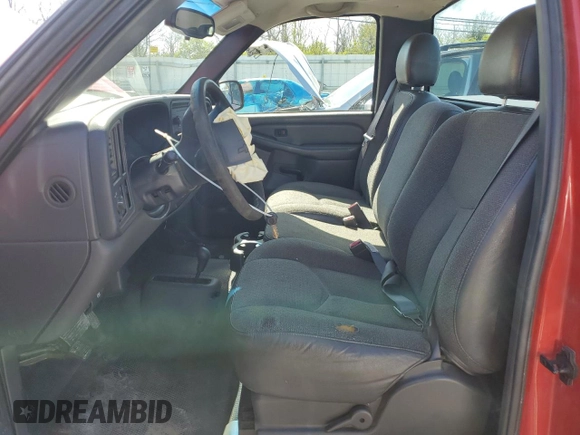 2003 Chevrolet Silverado 1500 Work Truck with VIN 1GCEK14X03Z280886, listed as a Copart auction lot 52237415 with 212,445 mi miles and Salvage Title. Bid and sale history available at DreamBid. Image 7.