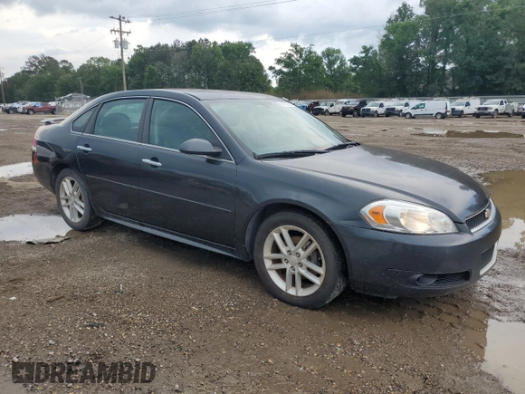 2013 Chevrolet Impala LTZ with VIN 2G1WC5E38D1110931, listed as a Copart auction lot 54889965 with 219,336 mi miles and Clean Title. Bid and sale history available at DreamBid. Image 4.