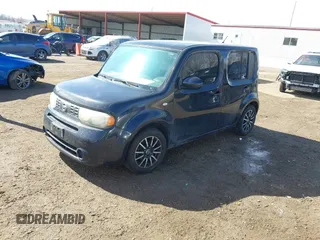 2012 Nissan Cube 1.8 S with VIN JN8AZ2KR4CT255579, listed as a IAAI auction lot 41617628 with 154,553 mi miles. Bid and sale history available at carsss.com. Image 2.