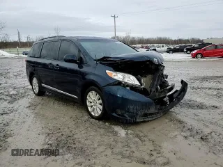 2012 Toyota Sienna LE with VIN 5TDJK3DC1CS040870, listed as a Copart auction lot 46342545 with 189,387 mi miles and Salvage Title. Bid and sale history available at carsss.com. Image 14.